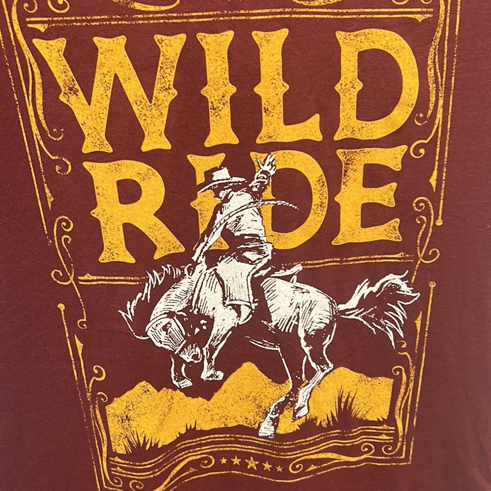 Med- Wild Ride T Shirt - Picture 4 of 4